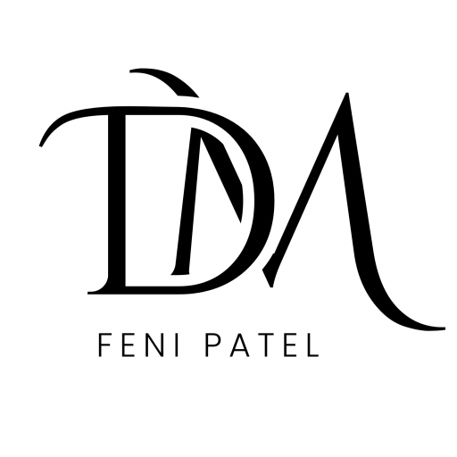 Cropped Black White Minimalist Elegant Monogram Initial Logo