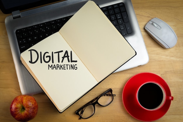 Home Notebook With Words Digital Marketing 1134 4361